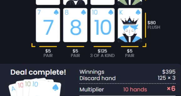 Free Daily Poker Puzzle: Pile Up Poker from Puzzmo