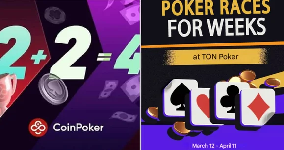 GipsyTeam Rake Races for March at CoinPoker and TON Poker